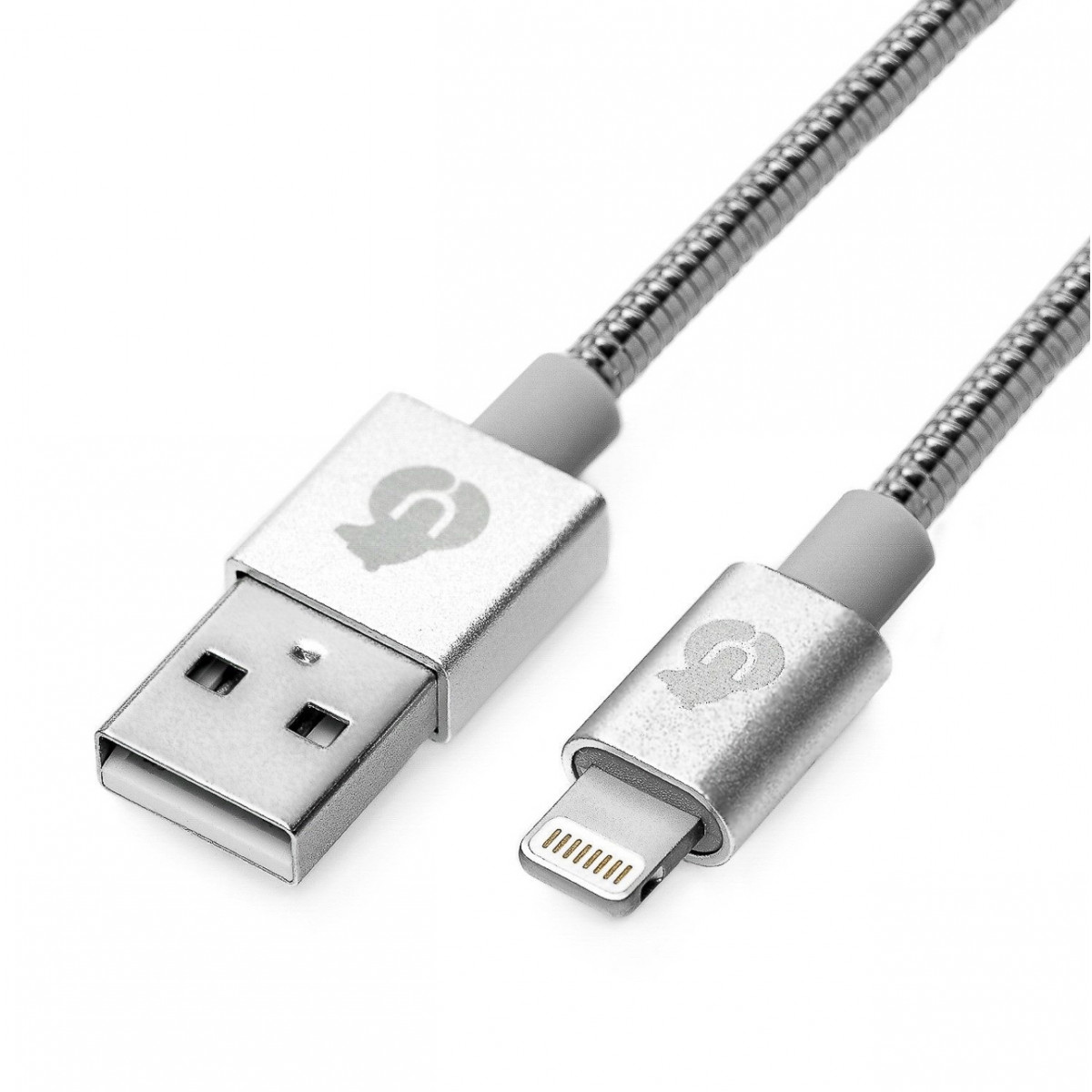 Металический кабель uBear Force USB-C на USB-A 1,2М Черный