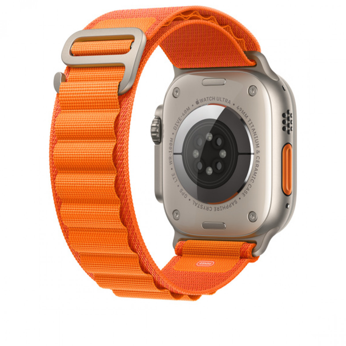 Спортивный ремешок Alpine Loop для Apple Watch Ultra, размер M, Оранжевый 