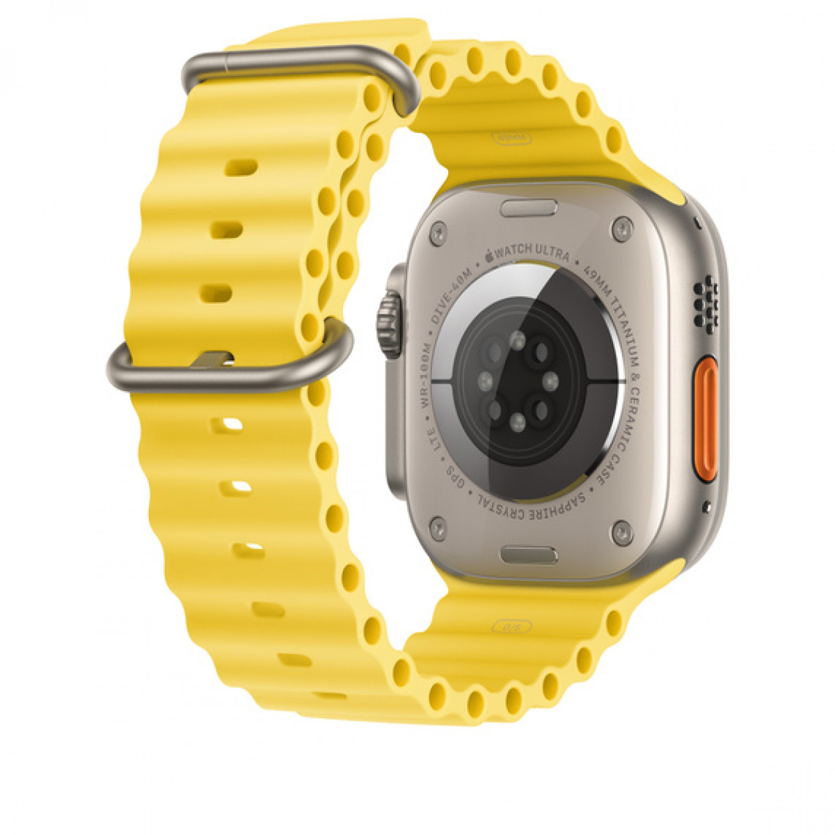 Спортивный ремешок Ocean Band для Apple Watch Ultra, размер XL, Желтый