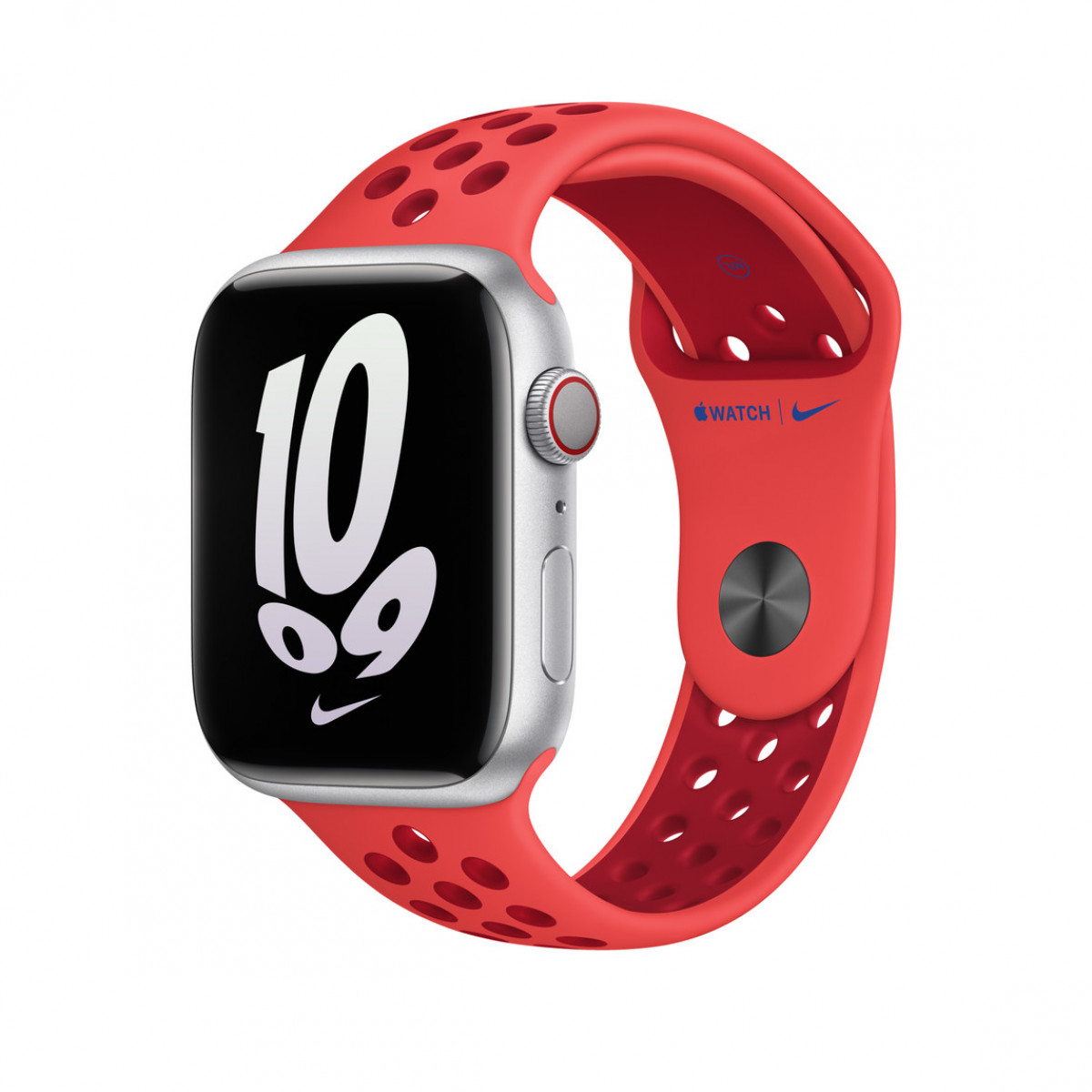 Спортивный ремешок Nike для Apple Watch 41 мм, ярко-малинового/красного цвета