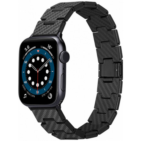 Ремешок Pitaka Modern для Apple Watch, 45мм, карбон, черный