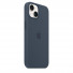 Чехол APPLE Silicone Case с поддержкой MagSafe для iPhone 14 Plus Синий шторм