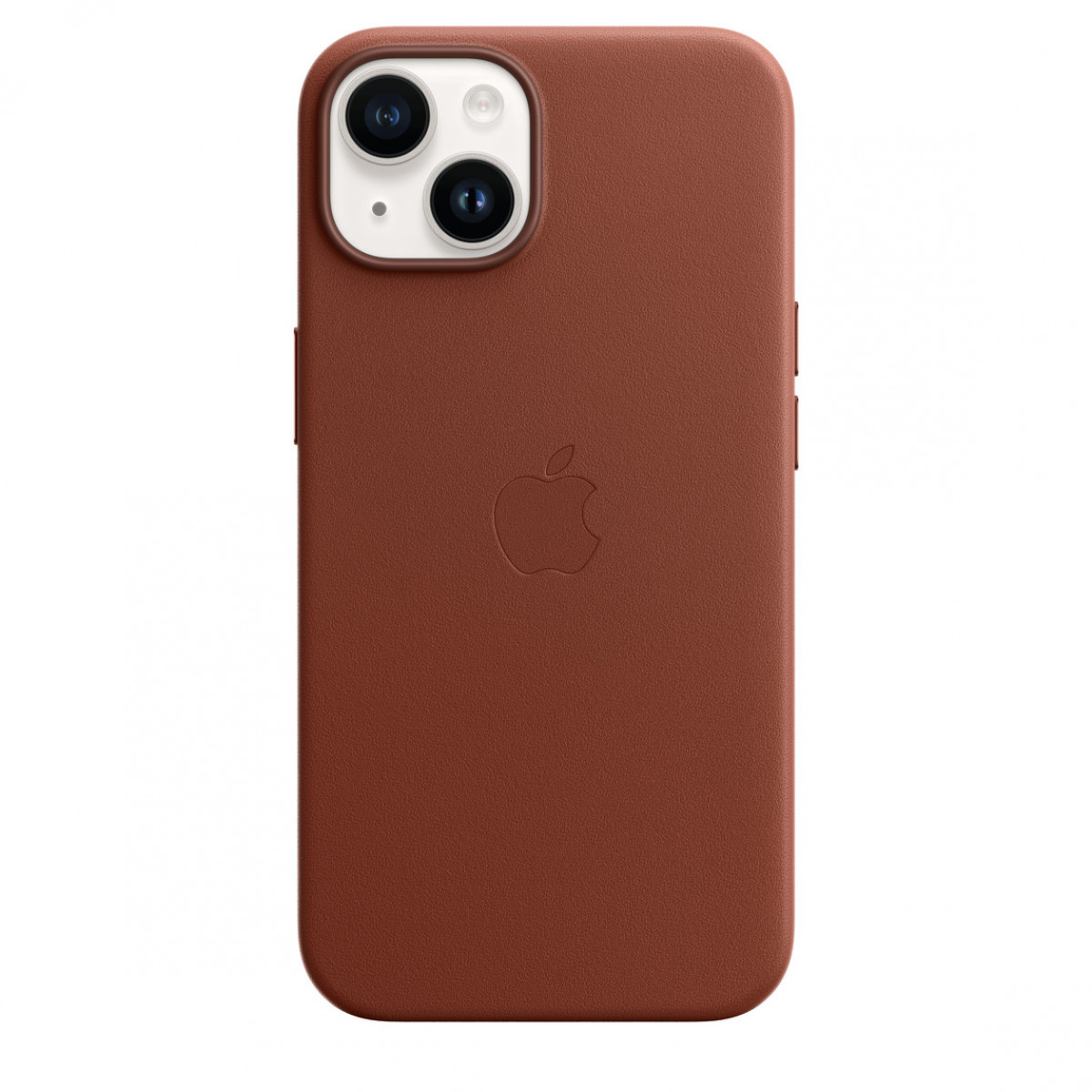 Чехол APPLE Leather Case с поддержкой MagSafe для iPhone 14 Коричневый