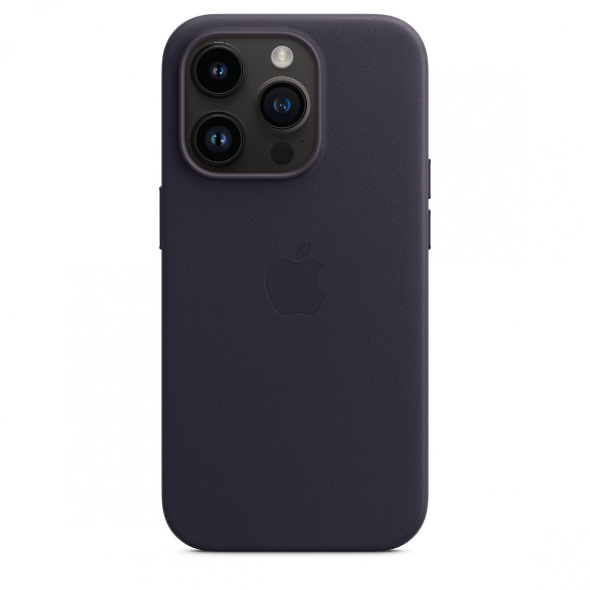 Чехол APPLE Leather Case с поддержкой MagSafe для iPhone 14 Pro Чернила