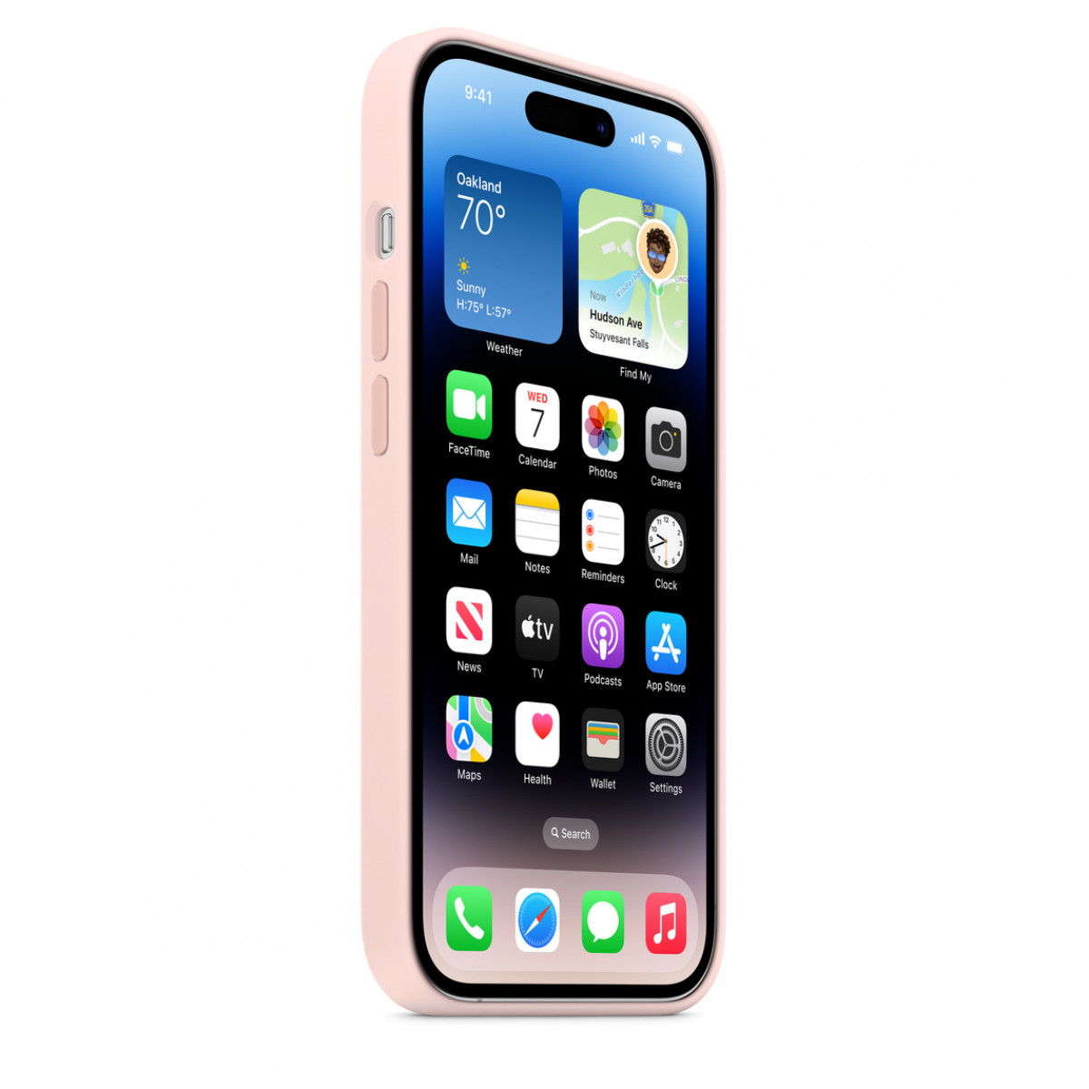 Чехол APPLE Silicone Case с поддержкой MagSafe для iPhone 14 Pro Розовый