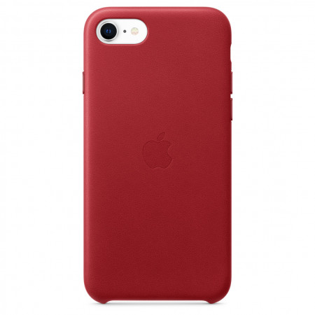 Чехол APPLE кожаный чехол для iPhone SE — (PRODUCT) RED