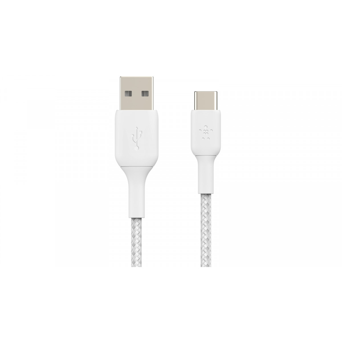 Кабель Belkin BoostCharge 1м Braided USB-С на USB-A Белый