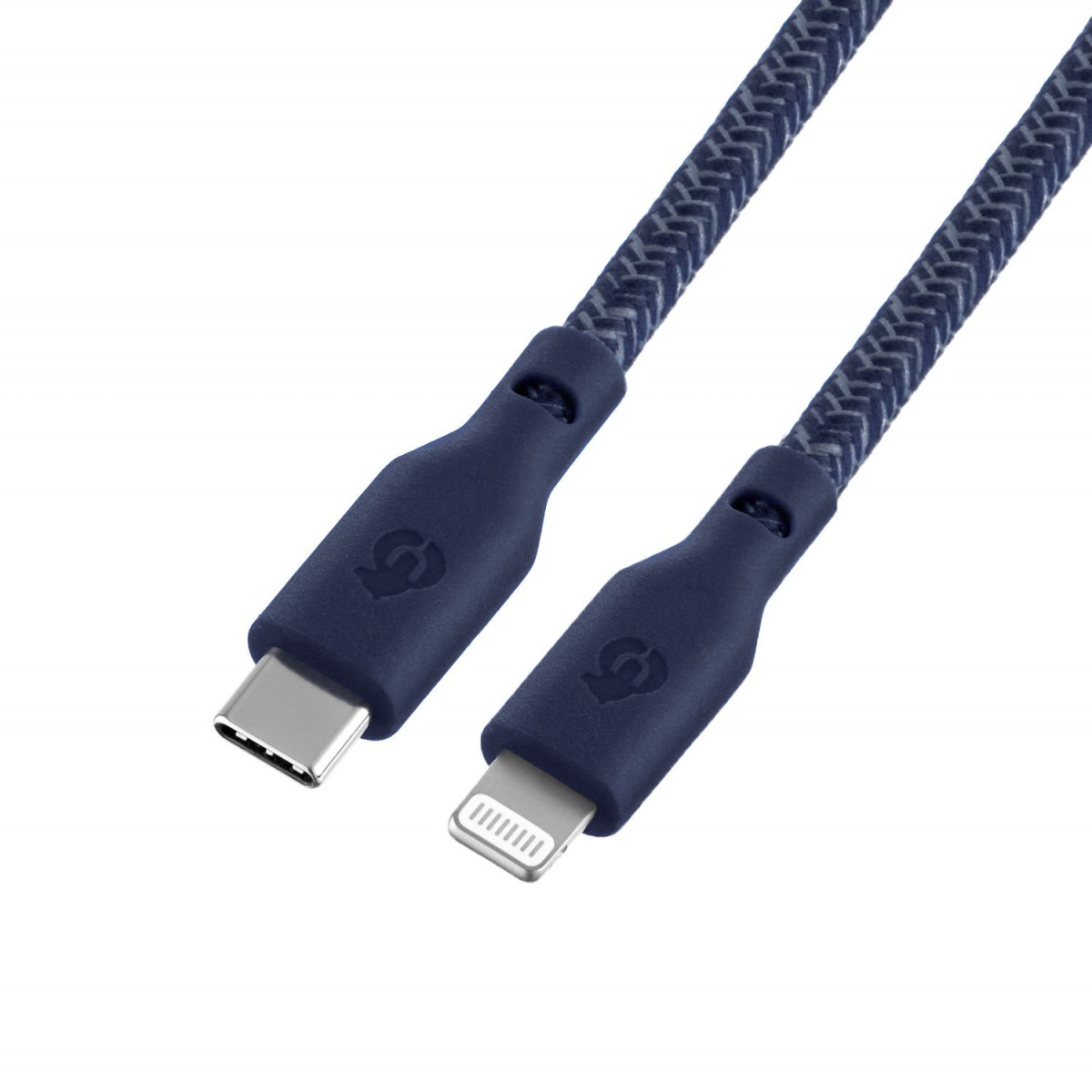uBear Trend Кабель-переходник с USB-C на Lightning 1,2м 60Вт, Темно-синий