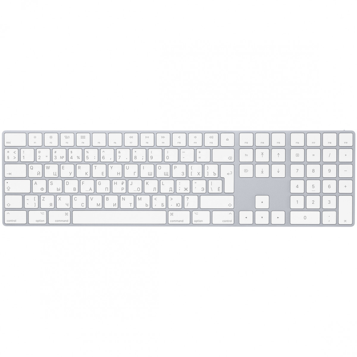 APPLE Magic Keyboard, с цифровой панелью, без Touch ID русская раскладка