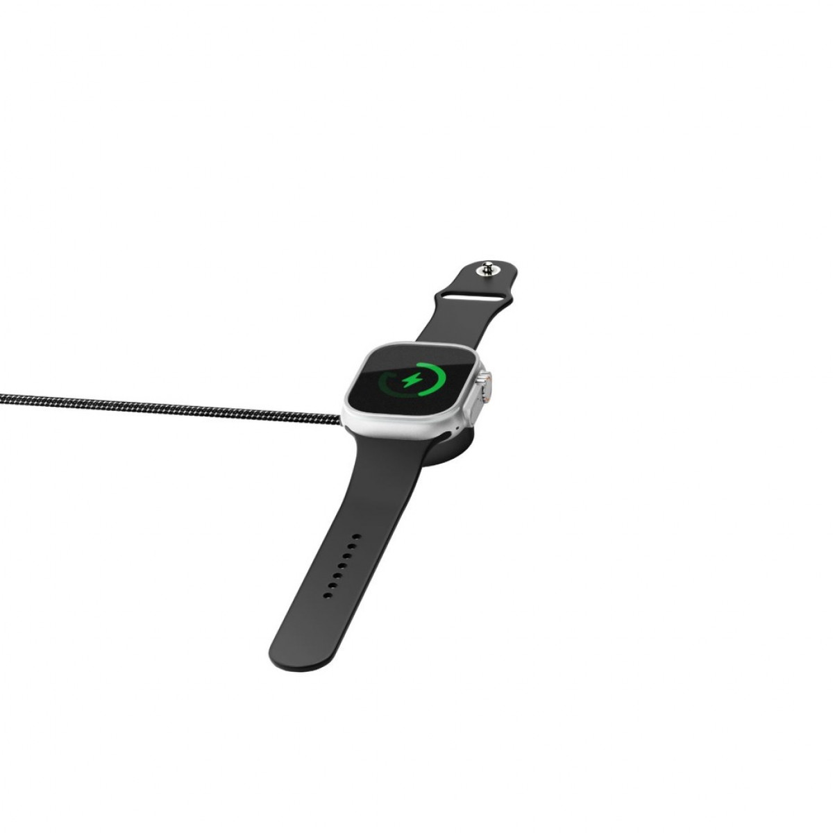 Powerology Кабель для зарядки Apple Watch с магнитным креплением (1,2 м) Черный