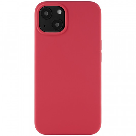 Чехол защитный uBear Touch Case, силикон , софт-тач для iPhone 13 Красный