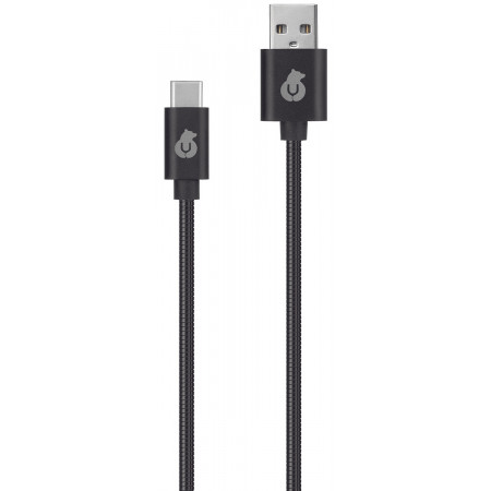 Кабель uBear Force metal USB - Lightning 1.2M Черный