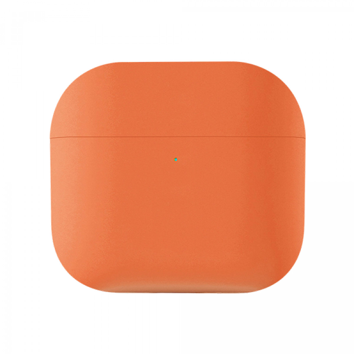 Ультратонкий силиконовый чехол Touch case для AirPods 3 Оранжевый 