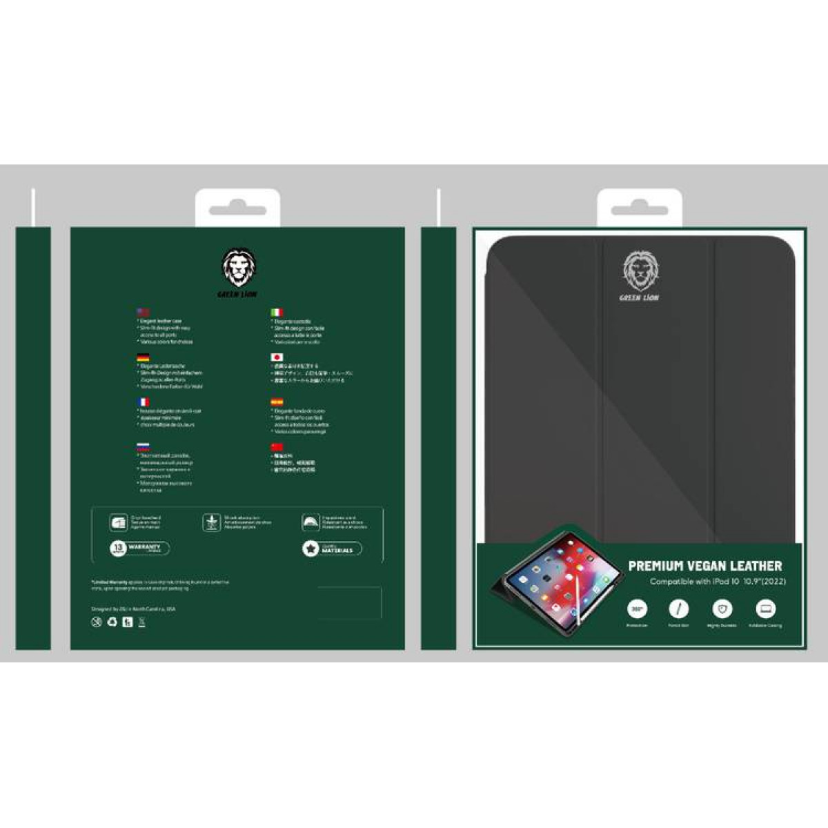 Чехол Green для  iPad (10-поколения) - Красный