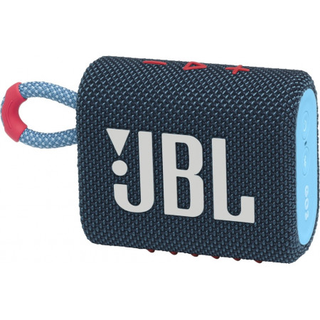 Беспроводная акустика JBL Go 3 Голубой/розовый