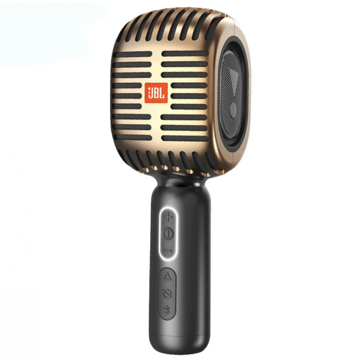 Беспроводной караоке микрофон JBL KMC 600 золотистый