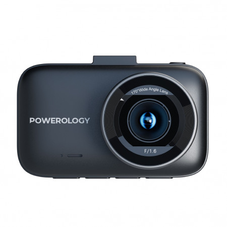 Видеорегистратор Powerology Ultra со встроенными датчиками высокой полезности 4K — черный