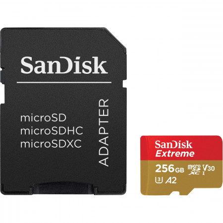 Флеш-накопитель SanDisk Extreme PRO microSD 256 ГБ